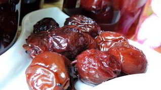 Рецепт Маринованных слив в сухом маринаде