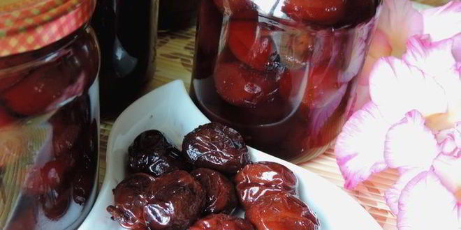 Рецепт маринованных слив в сухом маринаде