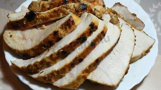 Рецепт Пастромы из филе индейки в маринаде из горчицы и меда