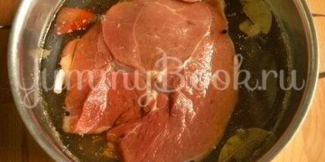 Рецепт пастромы из говядины в маринаде