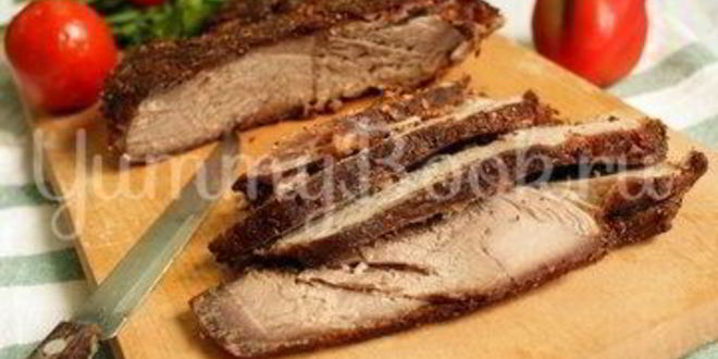 Рецепт пастромы из говядины в маринаде