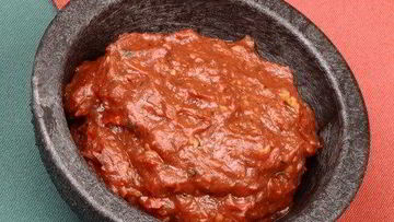 Рецепт Острого томатного соуса с перцами хабанеро