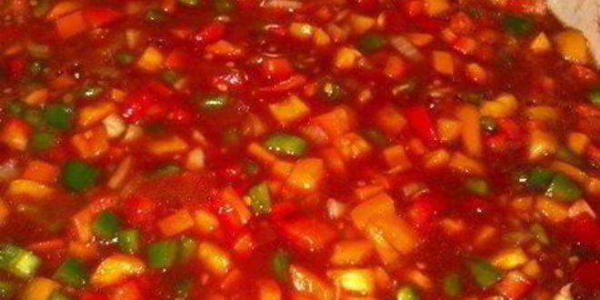 Рецепт приправы-соуса с ананасом и горьким перцем
