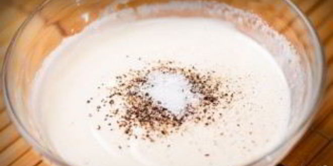 Рецепт бешамели в микроволновке