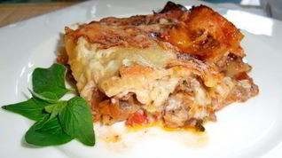 Рецепт Лазаний с фаршем бешамель домашняя в духовке