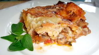 Рецепт Лазаний с фаршем бешамель домашняя в духовке