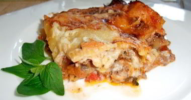 Рецепт Лазаний с фаршем бешамель домашняя в духовке