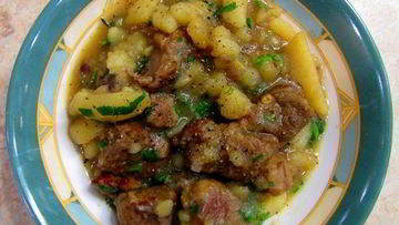 Рецепт Соуса из баранины с картошкой