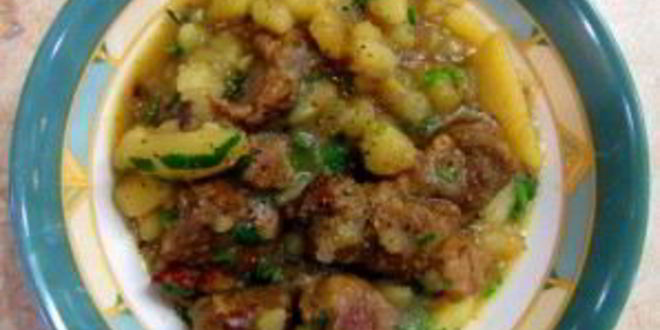 Рецепт соуса из баранины с картошкой