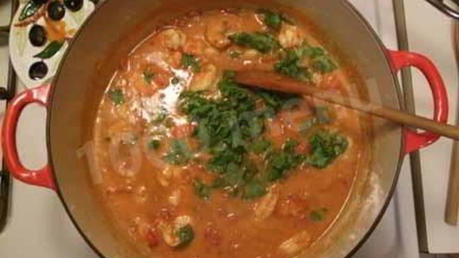 Рецепт соуса карри с креветками