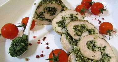 Рецепт Индейки с соусом Песто