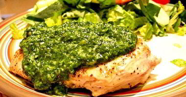 Рецепт Курицы с соусом песто