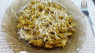 Рецепт Макарон с соусом песто