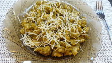 Рецепт Макарон с соусом песто