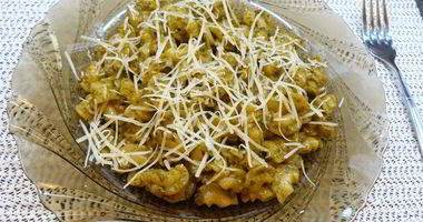 Рецепт Макарон с соусом песто