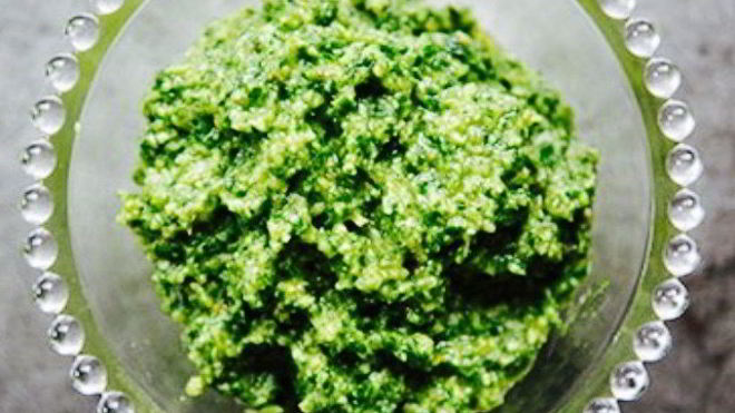 Рецепт песто из грецких орехов