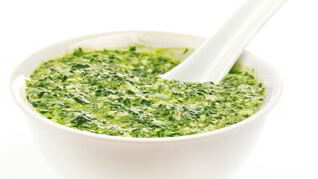 Рецепт Песто из корн-салата и руколы