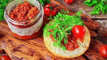 Рецепт Песто из вяленых томатов