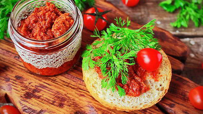 Рецепт песто из вяленых томатов