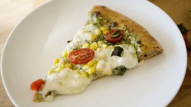 Рецепт пиццы с соусом песто