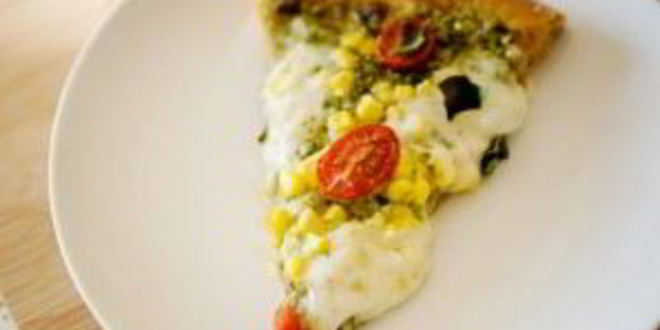 Рецепт пиццы с соусом песто