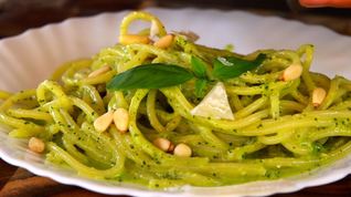 Рецепт Спагетти с соусом песто