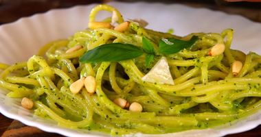 Рецепт Спагетти с соусом песто