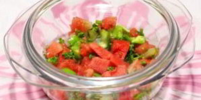 Рецепт арбузной сальсы