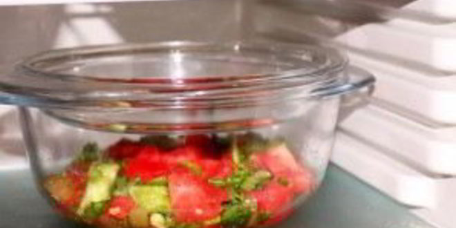 Рецепт арбузной сальсы