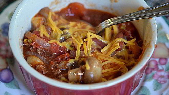 Рецепт чили сальса с грибами