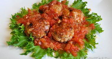 Рецепт Фрикаделек в соусе сальса