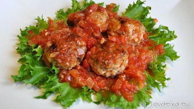 Рецепт фрикаделек в соусе сальса
