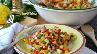 Рецепт Израильского салата сальса