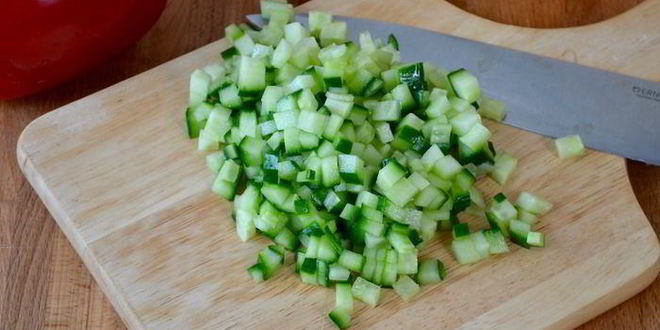 Рецепт израильского салата сальса