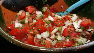 Рецепт Мексиканской сальсы Пико-де-гайо