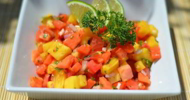 Рецепт Сальсы из ананаса и папайи