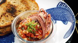 Рецепт Сальсы с кальмарами и осьминогом