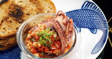 Рецепт Сальсы с кальмарами и осьминогом