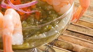 Рецепт Зеленой сальсы из томатилло и авокадо