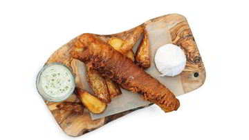 Рецепт Фиша-энда-чипса с соусом тартар