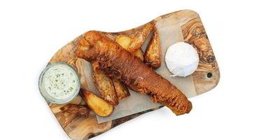 Рецепт Фиша-энда-чипса с соусом тартар