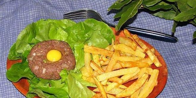 Рецепт Французского тартара из конины