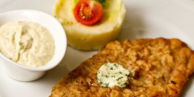Рецепт шницеля из свиной вырезки с соусом тартар
