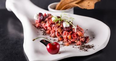 Рецепт Тартара из говядины с черешней