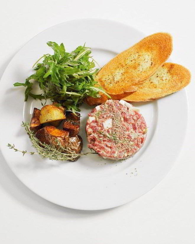 Рецепт тартара из говядины с каперсами