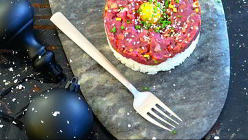 Рецепт Тартара из говядины в стиле суши-бара