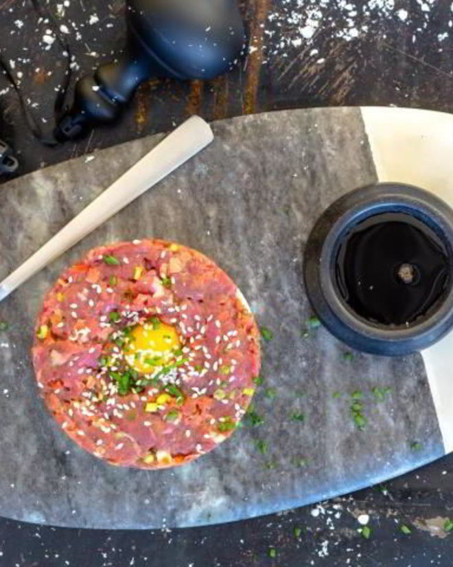 Рецепт тартара из говядины в стиле суши-бара