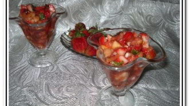 Рецепт тартара из клубники и помидоров