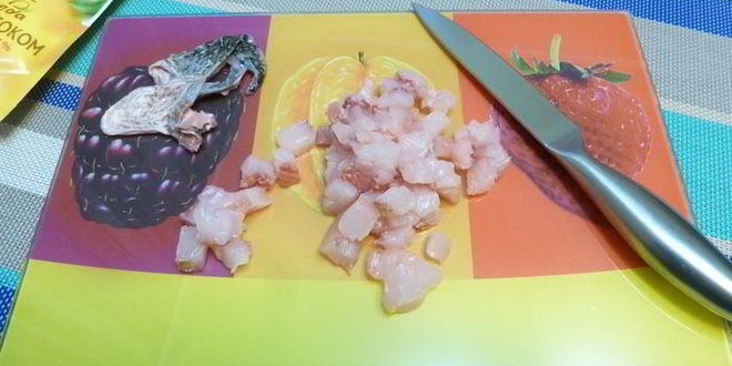 Рецепт тартара из муксуна с брусничным соусом