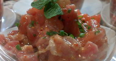 Рецепт Тартара из тунца с арбузом